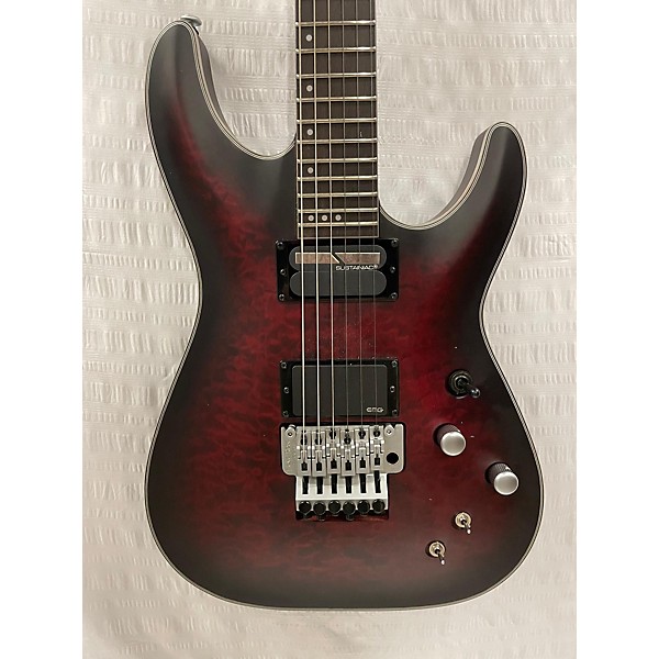 Used Schecter Guitar Research C1 Floyd Rose Platinum Solid Body