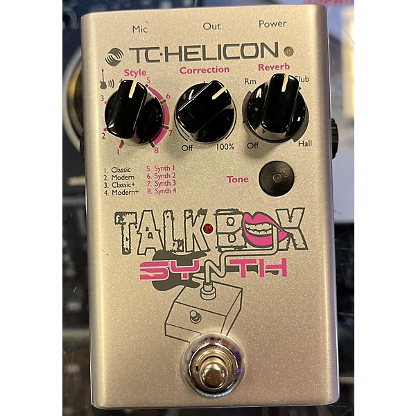 Used TC Helicon 2020 TALK BOX SYNTH Effect Pedal