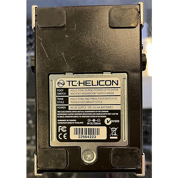 Used TC Helicon 2020 TALK BOX SYNTH Effect Pedal