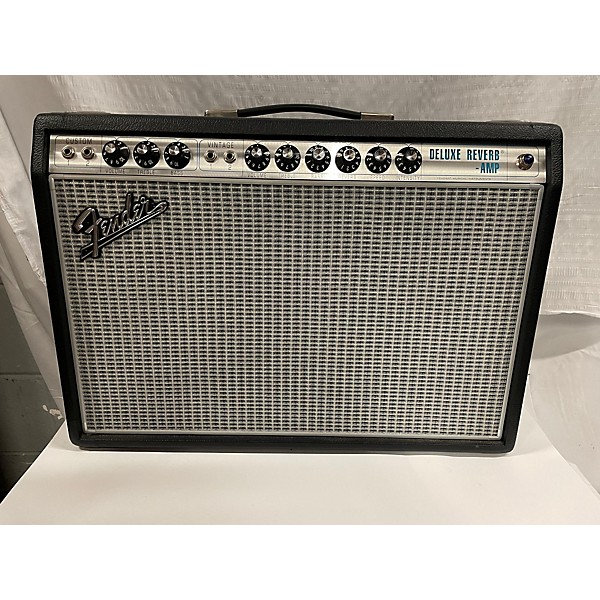 Used Fender Used Fender 1968 Custom Deluxe Reverb 22W 1x12 Tube Guitar Combo Amp