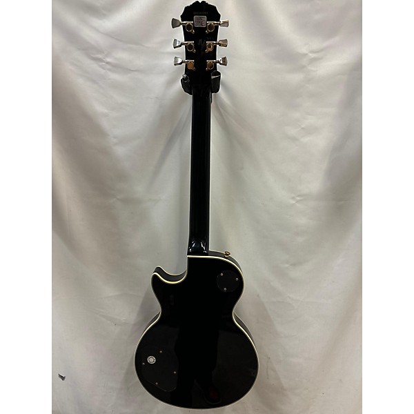 Used Epiphone Used Epiphone Les Paul Custom Black Solid Body Electric Guitar