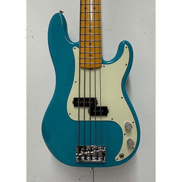 Used Fender Used 2023 Fender AMERICAN PROFESSIONAL PRECISION BASS V MIAMI BLUE Electric Bass Guitar