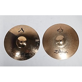 Used Zildjian 14in A Custom Hi Hat Pair Cymbal