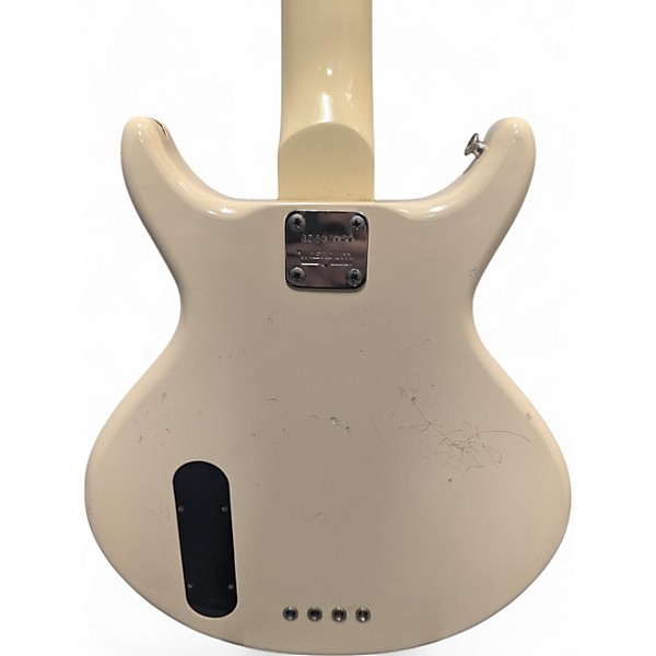 Used Washburn Scavenger White Electric Bass Guitar