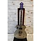 Used Used Eastwood ASTROLUXE CADET II Silver Sparkle Hollow Body Electric Guitar thumbnail