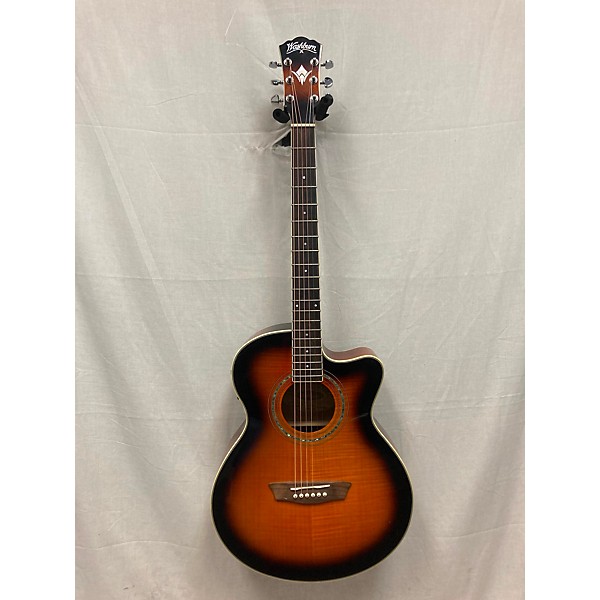 Used Washburn Used Washburn EA15 Tobacco Burst Acoustic Electric Guitar