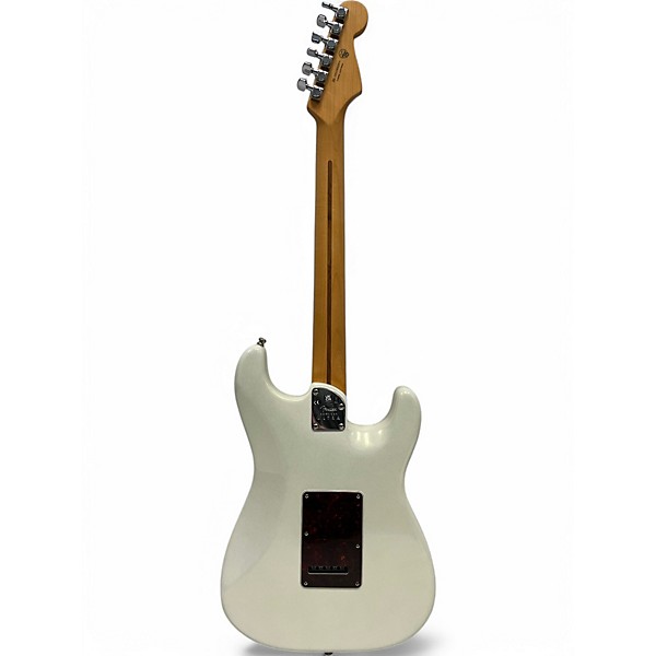 Used Fender American Ultra Stratocaster Pearl White Solid Body Electric Guitar