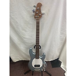 Used Sterling by Music Man Used Sterling By Music Man Ray34 Silver Mist Electric Bass Guitar