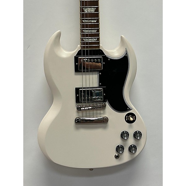 Used Epiphone Used Epiphone Inspired By 1961 SG Standard White Solid Body Electric Guitar