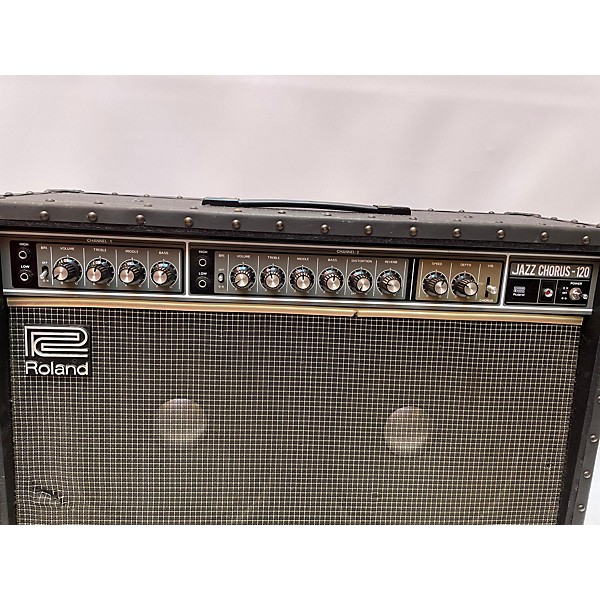 Used Roland 1985 JC120 Jazz Chorus 2x12 Guitar Combo Amp Guitar Center