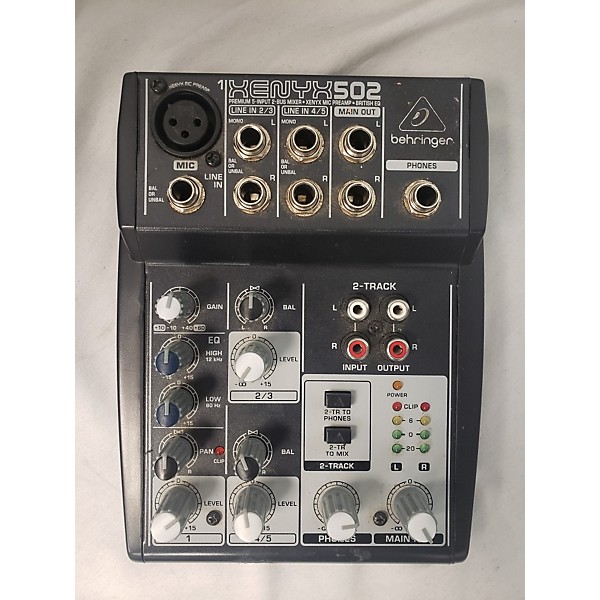 Used Behringer Xenyx 502 Unpowered Mixer