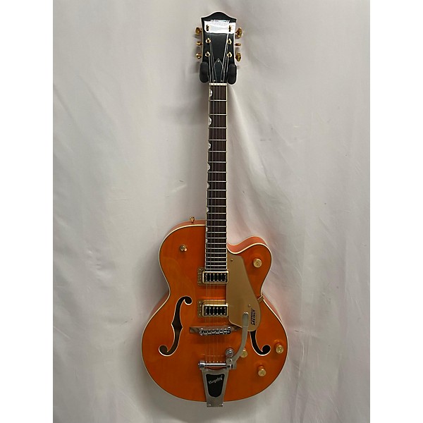 Used Gretsch Guitars Used Gretsch Guitars G5420T Electromatic Orange Hollow Body Electric Guitar