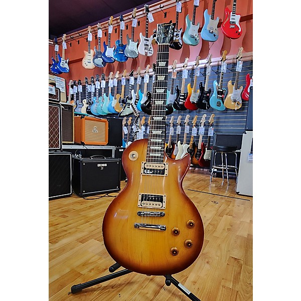 Used Gibson Used 2013 Gibson Les Paul Studio Deluxe Iced Tea Solid Body Electric Guitar