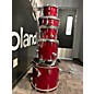 Used Sonare Used Sonare 5 piece AQX STAGE RED GLITTER Drum Kit