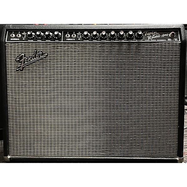 Used Fender Vintage Reissue 1965 Twin Reverb Tube Guitar Combo Amp