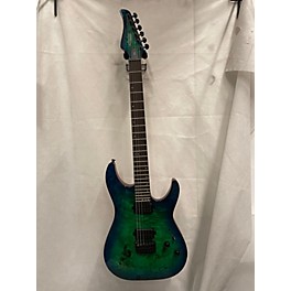 Used Schecter Guitar Research Used Schecter Guitar Research CR6 Emerald Green Solid Body Electric Guitar