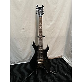 Used B.C. Rich Used B.C. Rich Platinum Pro Warlock 7 Black Solid Body Electric Guitar