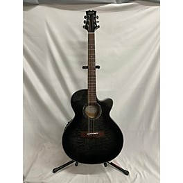 Used Mitchell Used Mitchell Mx430QAB Black Acoustic Electric Guitar