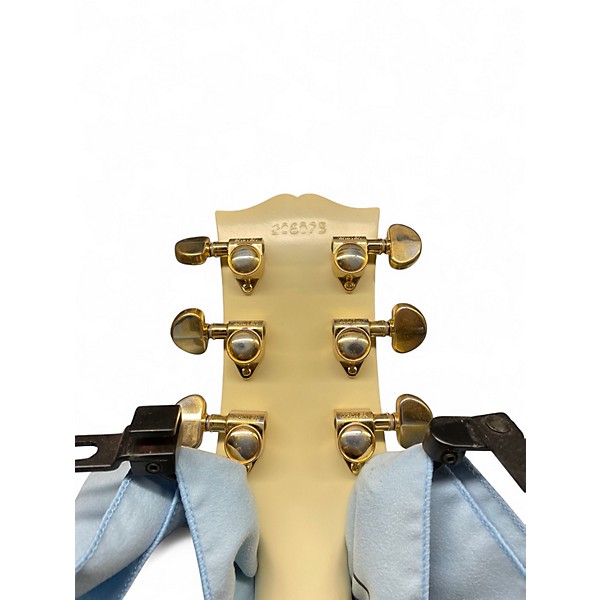 Used Gibson 1963 Les Paul SG Custom Reissue (Maestro Vibrola) Classic White Solid Body Electric Guitar