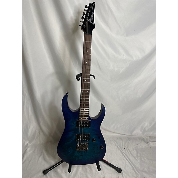 Used Ibanez Used Ibanez RG421PB Pelham Blue Solid Body Electric Guitar