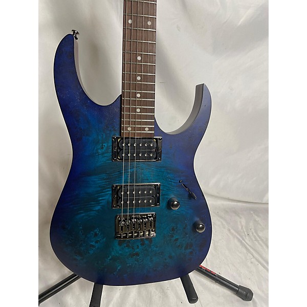 Used Ibanez Used Ibanez RG421PB Pelham Blue Solid Body Electric Guitar