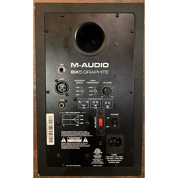 Used M-Audio BX5 GRAPHITE Powered Monitor