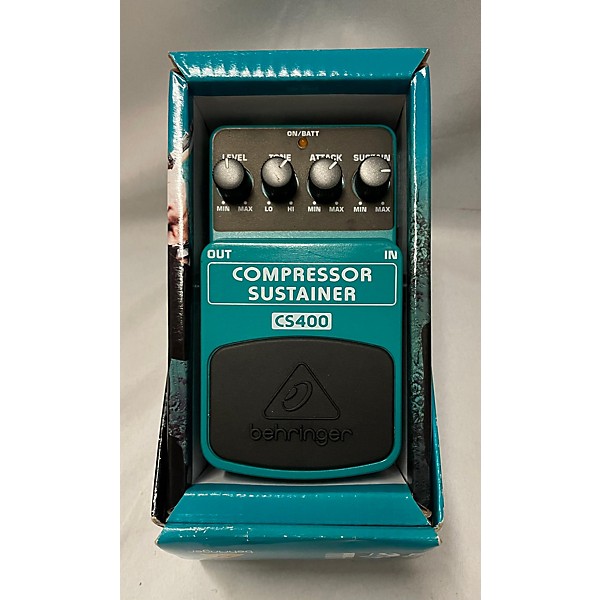 Used Behringer CS400 Compressor Sustainer Effect Pedal