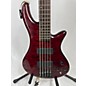 Used Used Schecter Guitar Research Stiletto Custom 5 String Ruby Electric Bass Guitar thumbnail