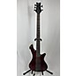 Used Used Schecter Guitar Research Stiletto Custom 5 String Ruby Electric Bass Guitar