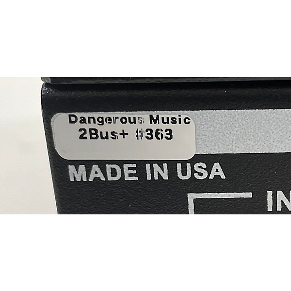 Used Dangerous Music Used Dangerous Music 2-Bus+ Signal Processor