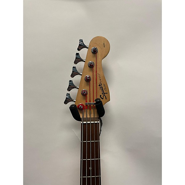 Used Squier Affinity Jazz Bass V 5 String Electric Bass Guitar Black