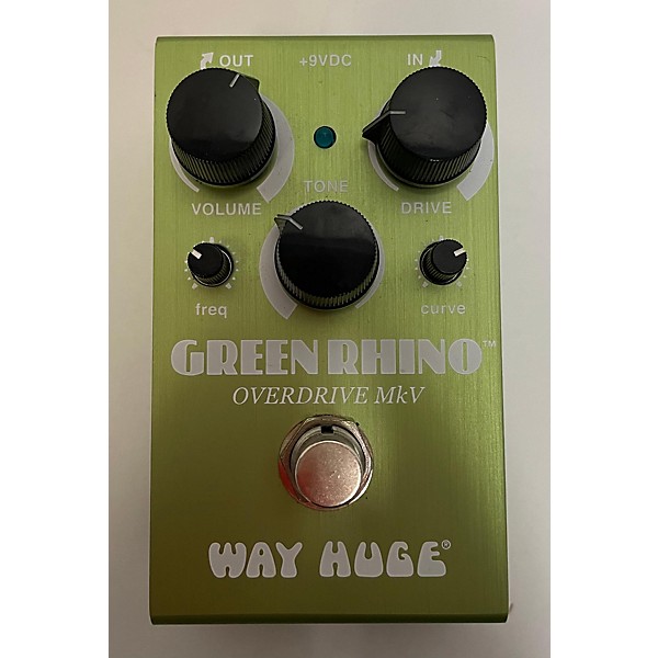 Used Way Huge Electronics Used Way Huge Electronics WHE202 Green Rhino Overdrive Effect Pedal