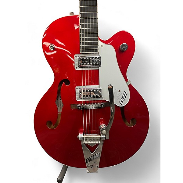 Used Gretsch Guitars Used Gretsch Guitars G6120SH Brian Setzer Signature Hot Rod Candy Apple Red Hollow Body Electric Guitar