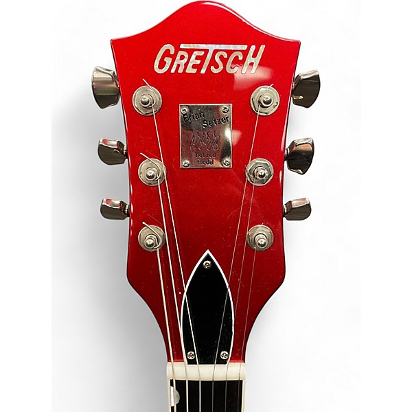 Used Gretsch Guitars Used Gretsch Guitars G6120SH Brian Setzer Signature Hot Rod Candy Apple Red Hollow Body Electric Guitar