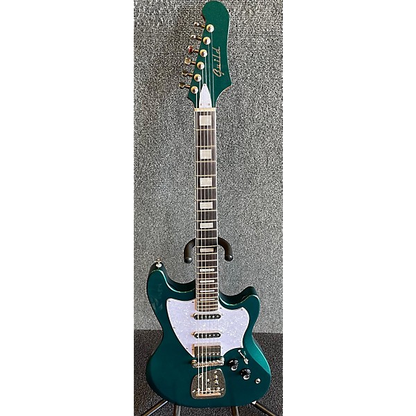 Used Guild SURFLINER DLX Emerald Green Solid Body Electric Guitar