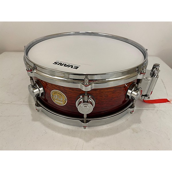 Used DW 5.5X13 Collector's Series Exotic Zebra Wood Drum