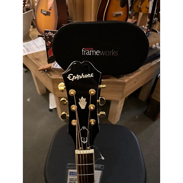 Used Epiphone Used Epiphone LTD ED PR5EAW Acoustic Electric Guitar