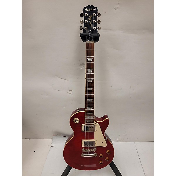 Used Epiphone Used Epiphone Les Paul Standard Pro Red Solid Body Electric Guitar