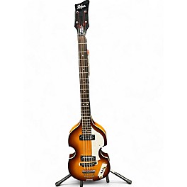 Used Hofner Used Hofner Ignition Series Vintage 4 String Sunburst Electric Bass Guitar