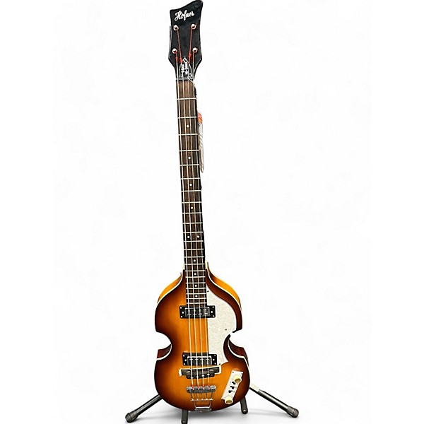 Used Hofner Used Hofner Ignition Series Vintage 4 String Sunburst Electric Bass Guitar