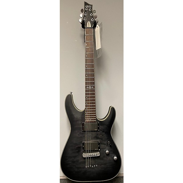 Used Schecter Guitar Research Used Schecter Guitar Research C1 Platinum Black Solid Body Electric Guitar