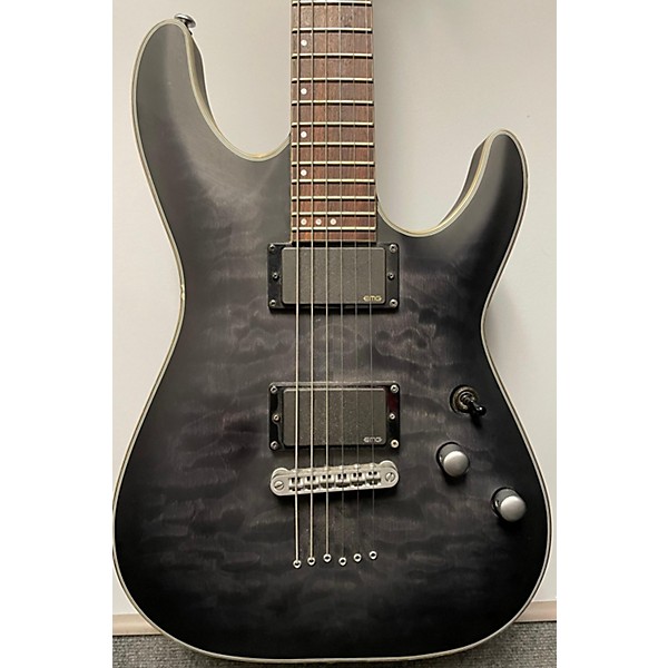 Used Schecter Guitar Research Used Schecter Guitar Research C1 Platinum Black Solid Body Electric Guitar