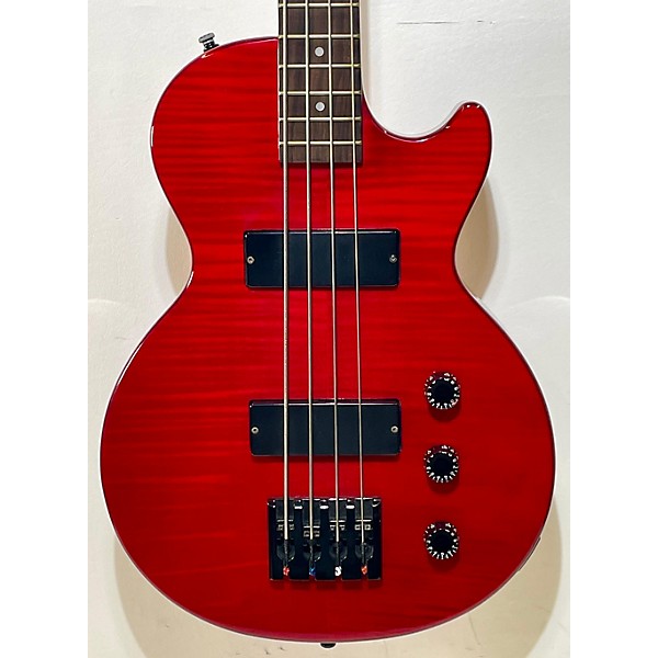 Used Epiphone Used Epiphone Les Paul Special 4-String TRANS CHERRY Electric Bass Guitar