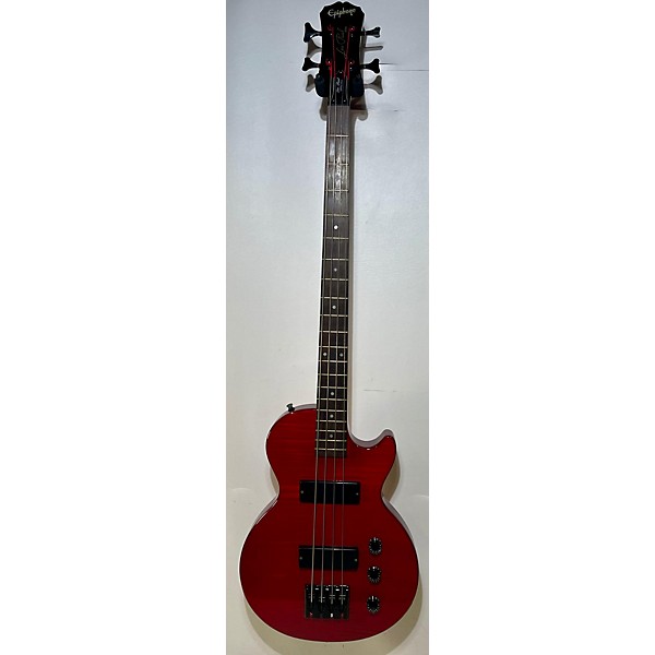 Used Epiphone Used Epiphone Les Paul Special 4-String TRANS CHERRY Electric Bass Guitar