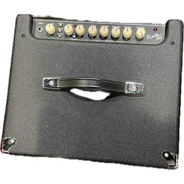Used Fender Rumble V3 100W 1x12 Bass Combo Amp Guitar Center