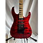 Used Jackson Used Jackson JS34Q Dinky TRANSPARENT RED Solid Body Electric Guitar