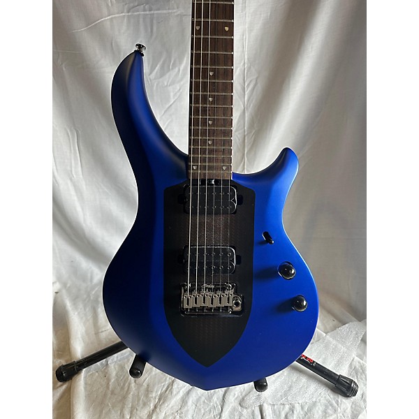 Used Sterling by Music Man Used Sterling By Music Man Majesty Siberian Sapphire Solid Body Electric Guitar