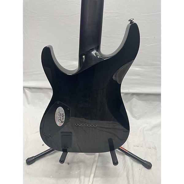 Used Schecter Guitar Research Used Schecter Guitar Research Hellraiser C1 Hybrid 7-string Trans Black Solid Body Electric ...