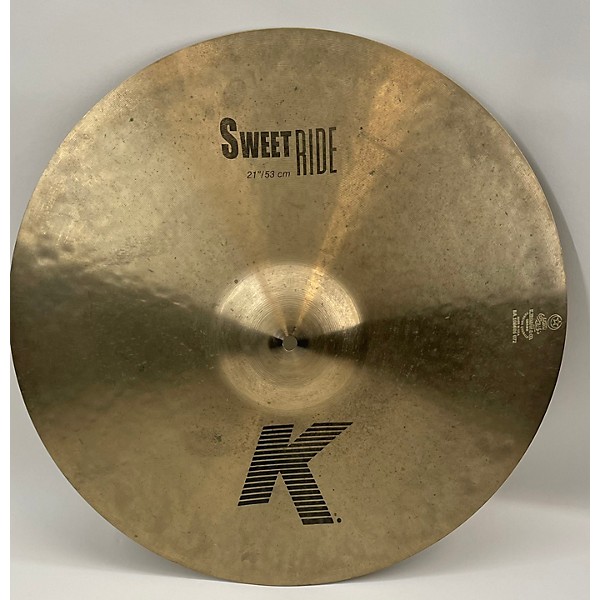 Used Zildjian 21in K Custom Sweet Ride Cymbal