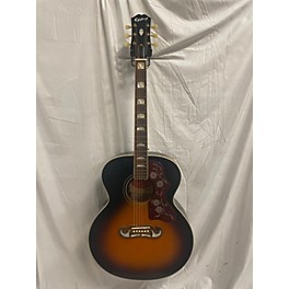 Used Epiphone J-200 Acoustic Electric Guitar